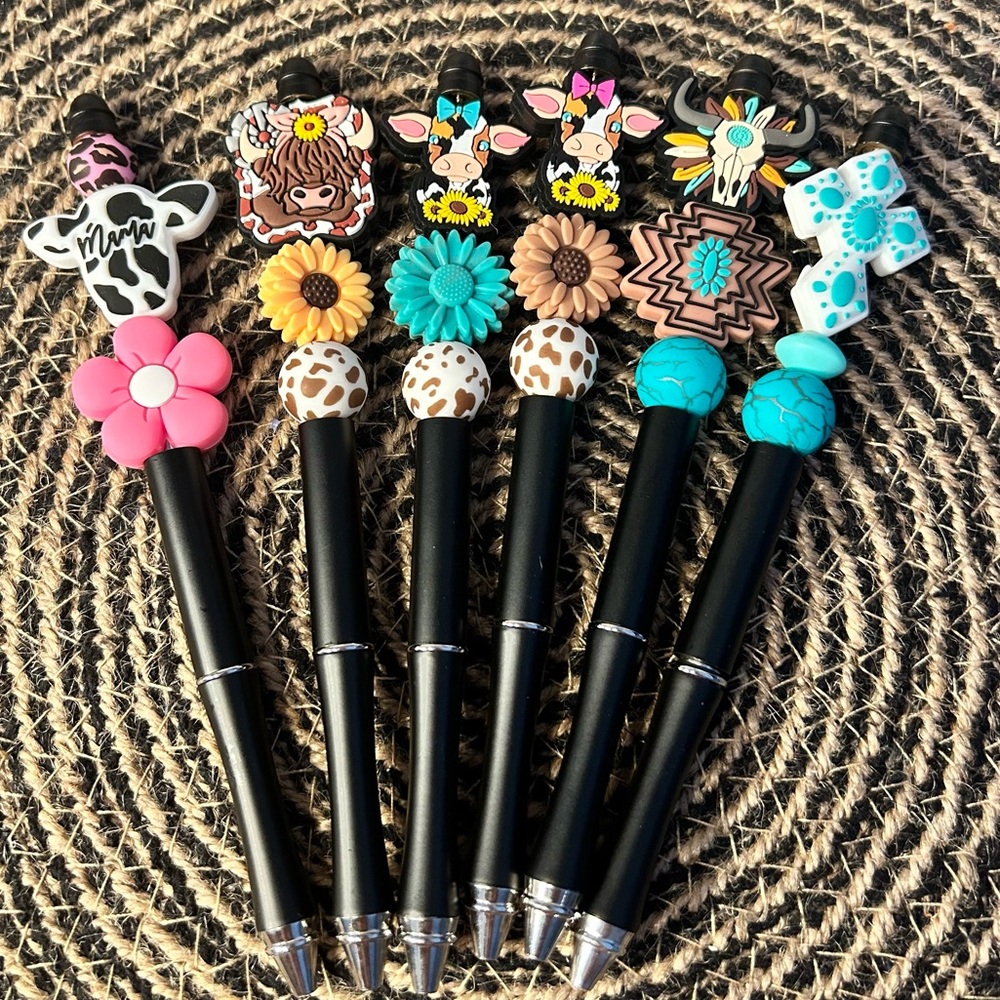 Country Theme Beaded Pen